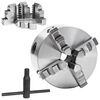 vidaXL 4 Jaw Self-Centering Lathe Chuck 125 mm Steel