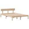vidaXL Bed Frame without Mattress 120x190 cm Small Double Solid Wood Pine