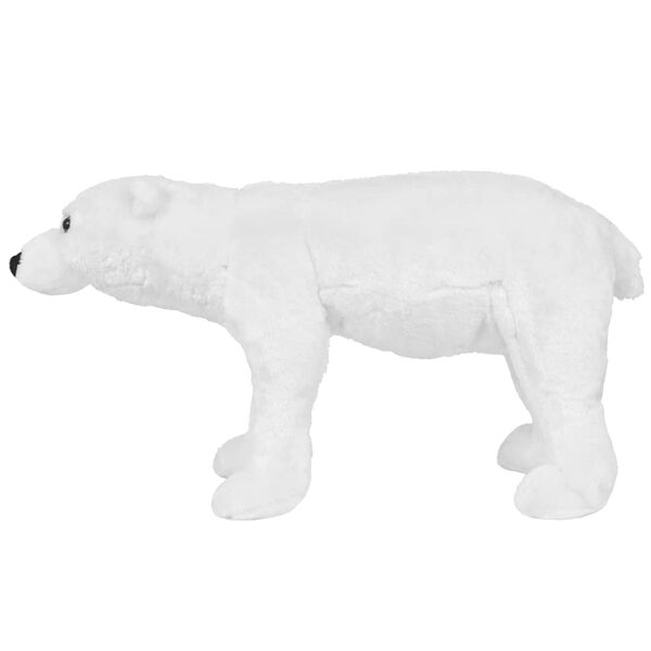 vidaXL Standing Plush Toy Polar Bear White XXL