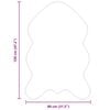 vidaXL Faux Rabbit Fur Rug Olite Taupe 80 x 120 cm Polyester
