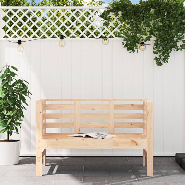 vidaXL Garden Bench 111.5x53x71 cm Solid Wood Pine