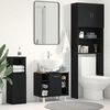 vidaXL Bathroom Cabinet Black Oak 60 x 32 x 54 cm Engineered Wood