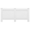 vidaXL Radiator Cover White 172x19x81.5 cm MDF