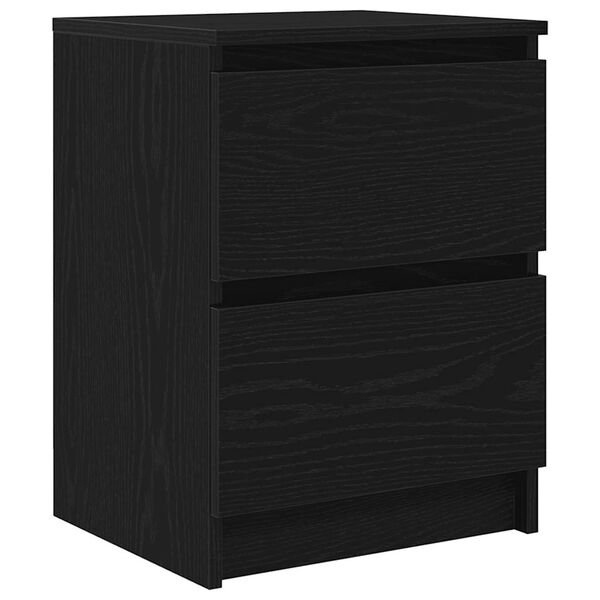 vidaXL TV Cabinet Black 40x35x54 cm Engineered Wood