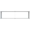 vidaXL Garden Raised Bed Light Brown 195 x 50 x 68 cm Galvanised Steel