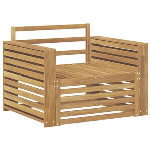 vidaXL Outdoor Sofa Solid Acacia Wood White