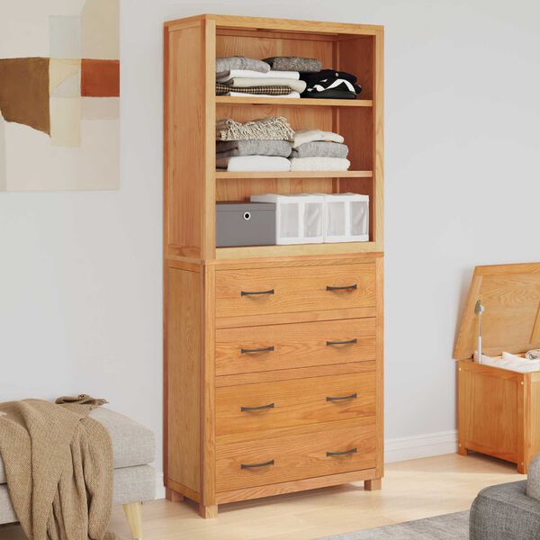 vidaXL Storage Furniture Set with Drawer Brown Engineered wood