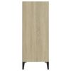 vidaXL Sideboard Sonoma Oak 57x35x90 cm Engineered Wood