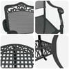 vidaXL Garden Dining Set 7 pcs Black Aluminium