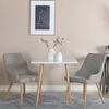 Venture Home Dining Chairs 2 pcs Plaza Polyester Grey and Natural