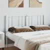 vidaXL Metal Replace Headboard White 160 cm