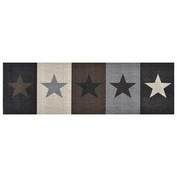 vidaXL Kitchen Carpet Washable Stars 45x150 cm