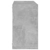 vidaXL Wall Cube Shelves 6 pcs Concrete Grey 26x15x26 cm