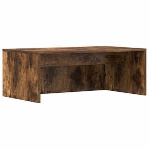 vidaXL Wall-Mounted Desk Smoked Oak Engineered Wood 80 x 45 x 30 cm