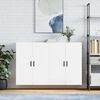 vidaXL Wall Mounted Cabinets 2 pcs High Gloss White 69.5x34x90 cm