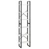 vidaXL Storage Shelf White 60x30x210 cm Solid Wood Pine