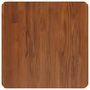 vidaXL Square Table Top Dark Brown 50x50x2.5cm Treated Solid Wood Oak