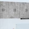 vidaXL Kitchen Cabinet Kalmar 2 pcs Concrete Grey 30 x 31 x 80 cm