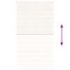 vidaXL Zebra Blind Marble Beige 130x230 cm Fabric Width 125.9 cm Polyester