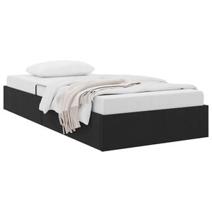 vidaXL Storage Bed with Mattress with Storage Black 90 x 190 cm Velvet