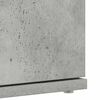 vidaXL Shoe Cabinet Concrete Grey 80 x 39 x 178 cm Engineered Wood
