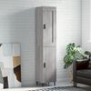 vidaXL Highboard Grey Sonoma 34,5x34x180 cm Engineered Wood