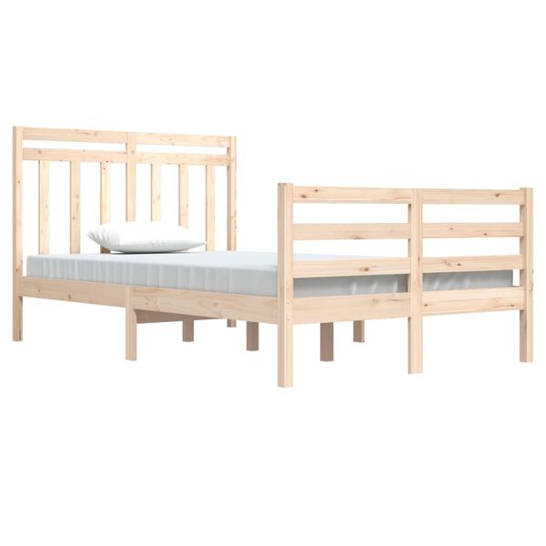 vidaXL Bed Frame without Mattress 120x200 cm Solid Wood