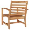 vidaXL Chair 2 pcs Brown 65 x 60 x 76.5 cm Solid Teak Wood
