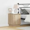 vidaXL Bedside Cabinet Sonoma Oak 39 x 34.5 x 50 cm Engineered wood