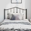 vidaXL Metal Replace Headboard Black 100 cm