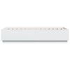 vidaXL Bed Frame without Mattress White 75x190 cm Small Single