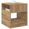 vidaXL End Table 2 pcs Artisan Oak 40.5 x 40 x 45 cm Engineered Wood