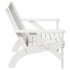 vidaXL Garden Adirondack Chair White 75x77x77 cm Solid Wood Pine