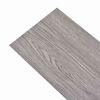 vidaXL Flooring Planks 36 pcs Dark Grey 5.02 m&sup2; PVC