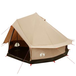 vidaXL Family Tent Cream 8-Person Polycotton