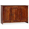 vidaXL Sideboard Solid Acacia Wood 115x35x75 cm