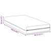 vidaXL Mattress White 80 x 160 cm Pocket Spring