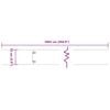 vidaXL Lawn Edgings 10 pcs 15x103 cm Flexible Corten steel