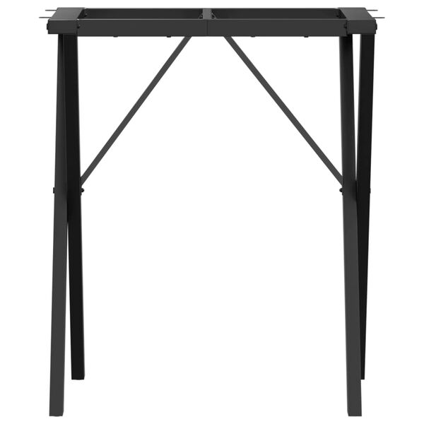 vidaXL Dining Table Legs X-Frame 60x40x73 cm Steel
