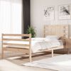 vidaXL Bed Frame without Mattress 90x190 cm Single Solid Wood Pine