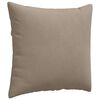 vidaXL Sofa Pillows 2 pcs Taupe 45 x 45 cm Fabric