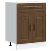 vidaXL Kitchen Base Cabinet Kalmar Brown Oak Engineered Wood