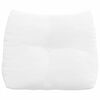 vidaXL Back Pillow White 60 x 24 x 50 cm Fabric