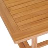 vidaXL 9 Piece Garden Dining Set Solid Teak Wood