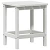 vidaXL Adirondack Side Table White 38 x 38 x 46 cm HDPE