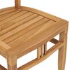 vidaXL 7 Piece Garden Dining Set Solid Teak Wood