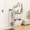 vidaXL Shoe Cabinet White 79.5x24x90.5 cm Engineered Wood