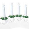 vidaXL Christmas Candle Arch with 10 LED Candles White 47 x 5 x 29 cm