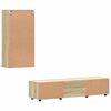 vidaXL TV Cabinet Set with Drawer FLORIN Sonoma Oak Engineered Wood