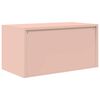 vidaXL Storage Cabinet Pink 80 x 40 x 40 cm Steel